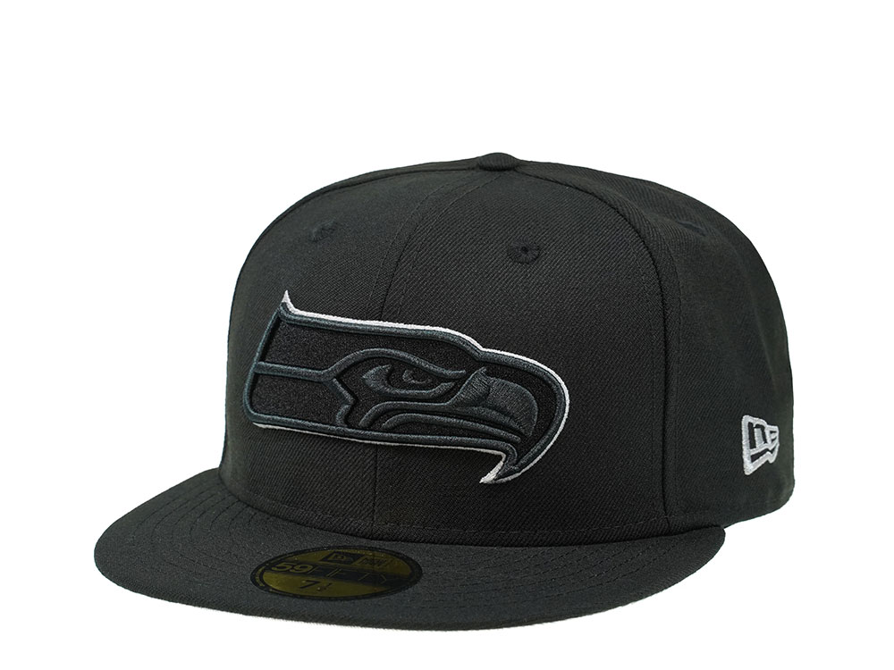 New Era Seattle Seahawks Silver Action 59Fifty Fitted Hat