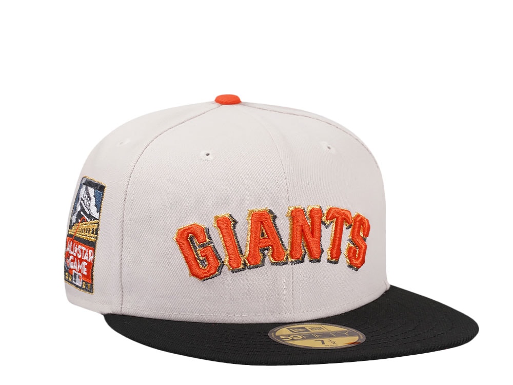 New Era San Francisco Giants All Star Game 2007 Stone Throwback Two Tone Edition 59Fifty Fitted Hat