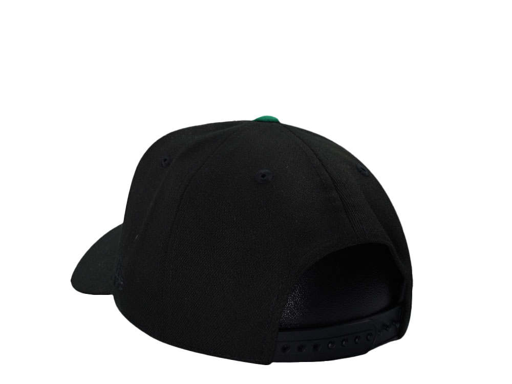 New Era Boston Celtics Black Throwback Edition 9Forty A Frame Snapback Hat