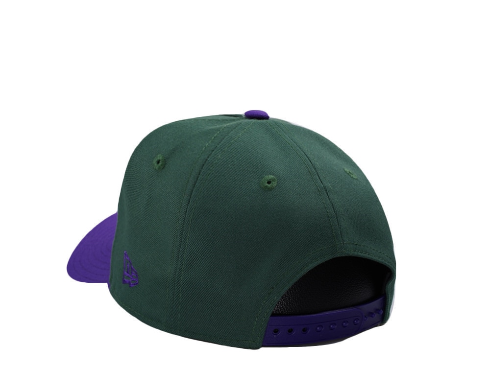 New Era Milwaukee Bucks 30th Anniversary Green Two Tone Edition 9Forty A Frame Snapback Hat
