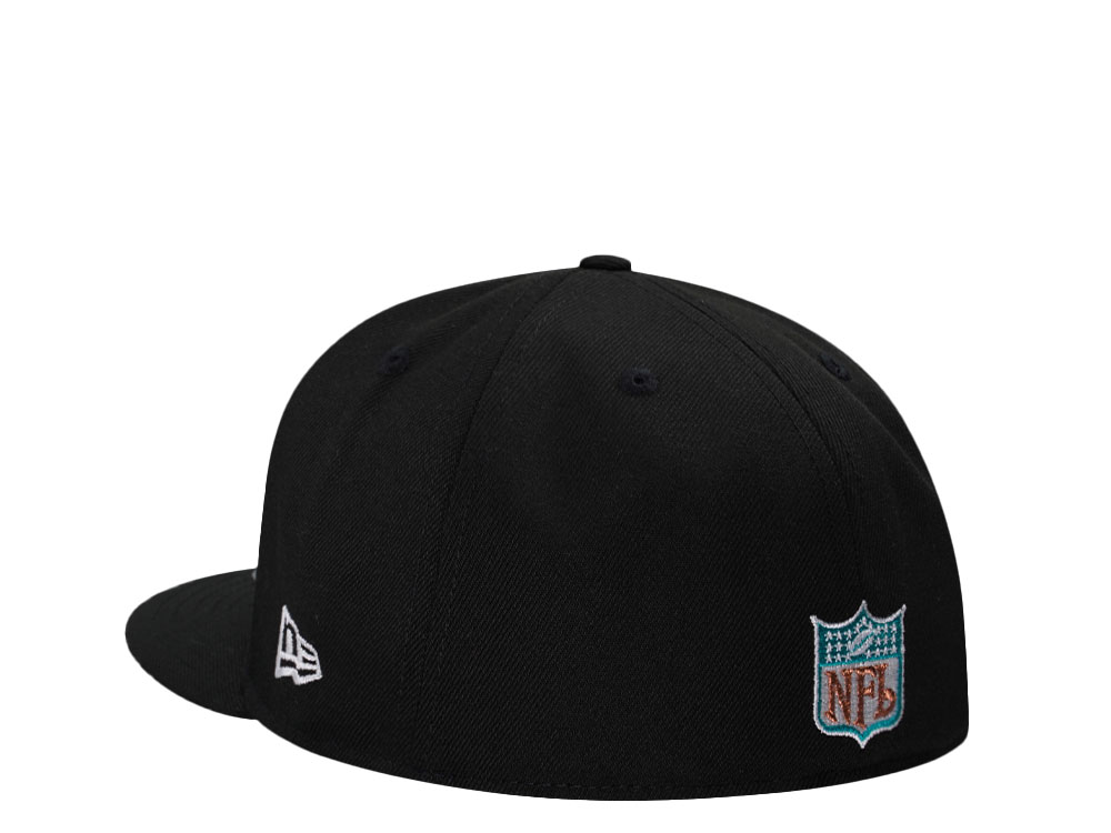 New Era Miami Dolphins Perfect Season Black Prime Edition 59Fifty Fitted Hat
