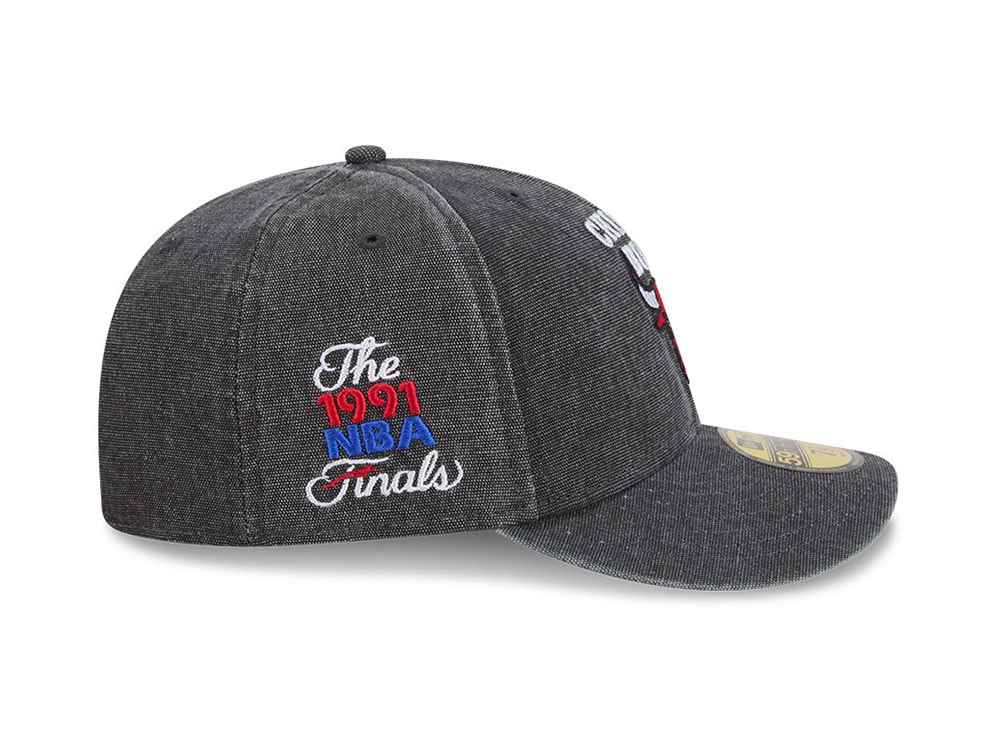 New Era Chicago Bulls NBA Finals 1991 HWC Charcoal Edition 59Fifty Fitted Hat