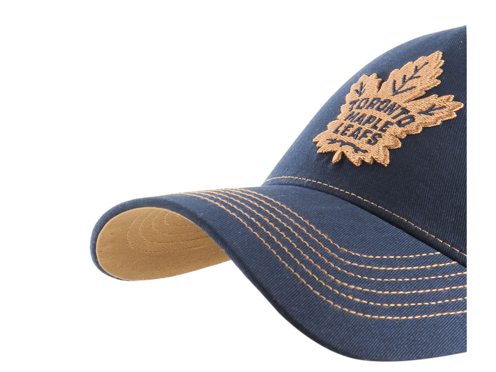 47Brand Toronto Maple Leafs Navy Contrast Stitch Edition MVP Strapback Hat