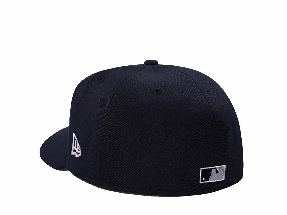 New Era New York Yankees World Series 1999 Script Navy Prime Edition Pre Curved 59Fifty Fitted Hat