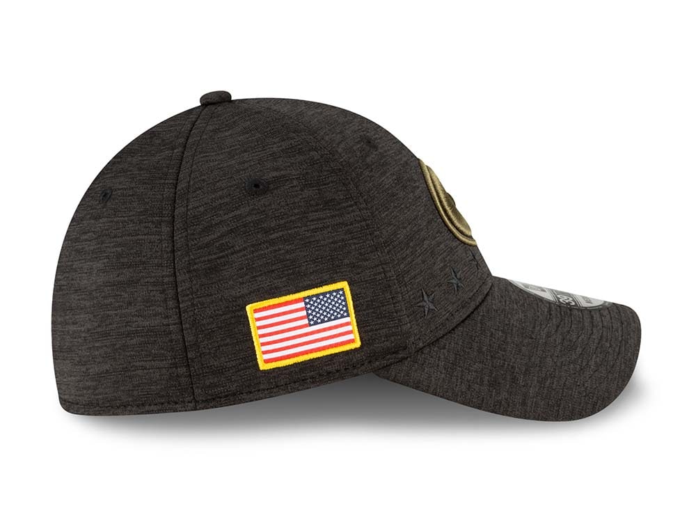 New Era Green Bay Packers Salute to Service 2020 39Thirty Stretch Hat