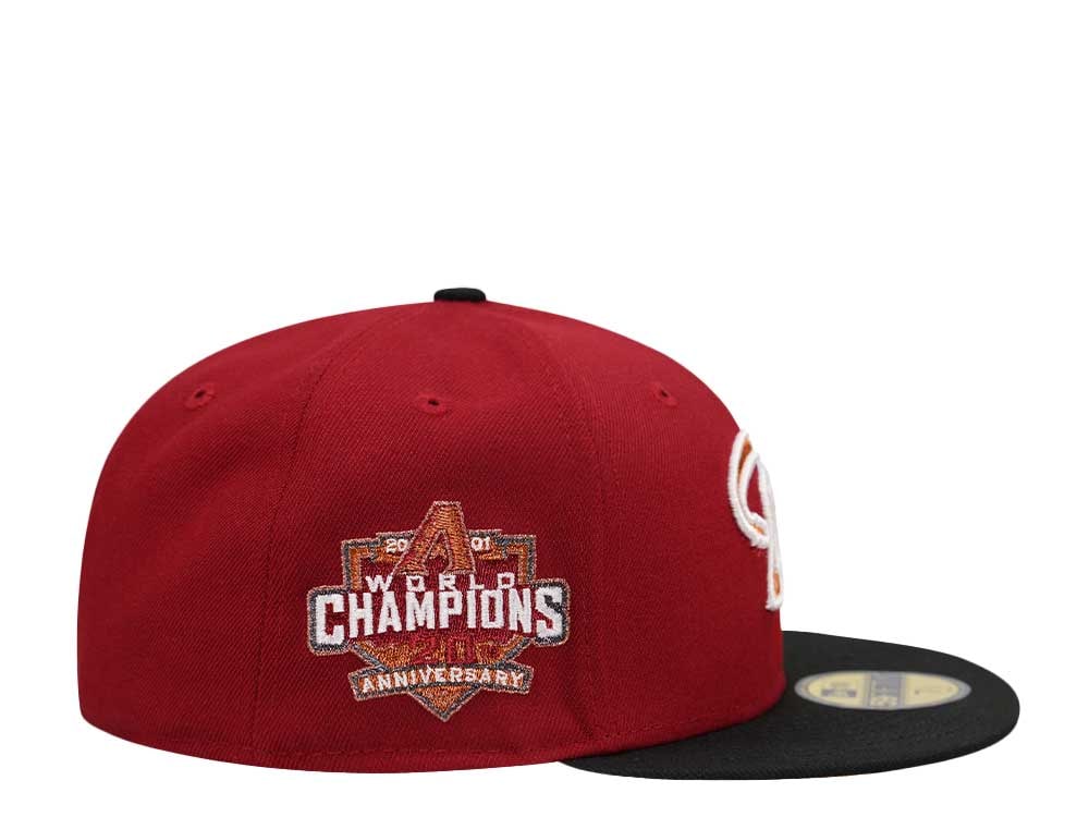New Era Arizona Diamondbacks 20th Anniversary Metallic Platinum Two Tone Edition 59Fifty Fitted Hat