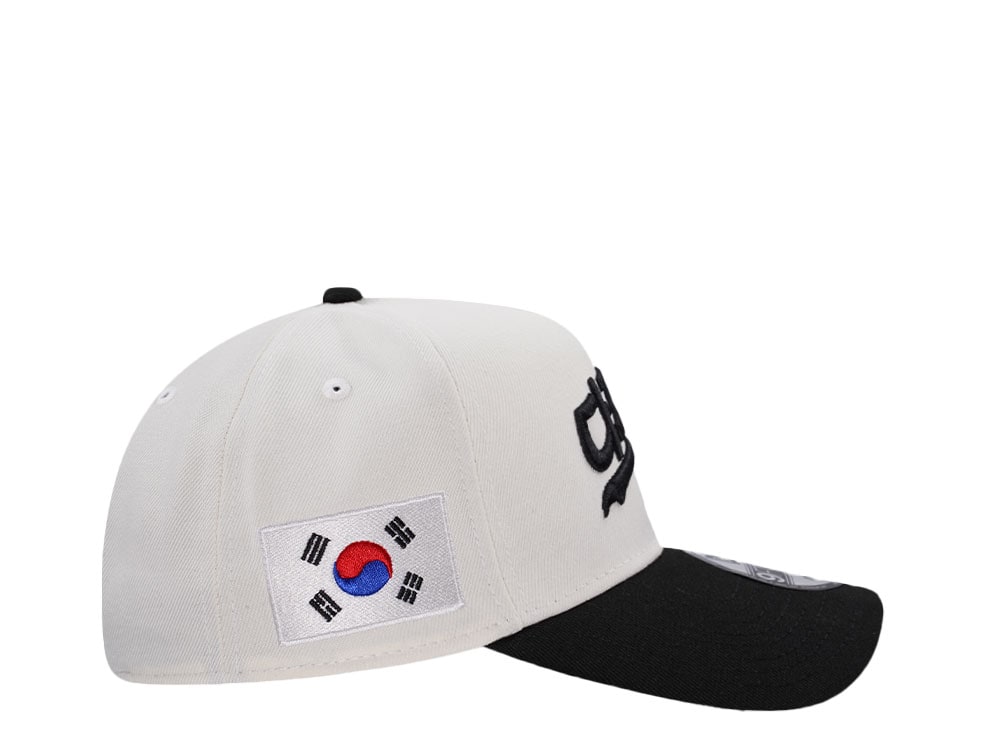 New Era Los Angeles Dodgers Korea Chrome Two Tone Edition 9Forty A Frame Snapback Hat