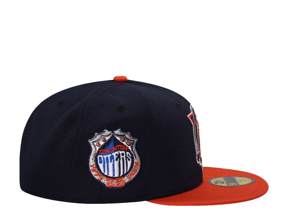 New Era Edmonton Oilers 25h Anniversary Two Tone Prime Edition 59Fifty Fitted Hat