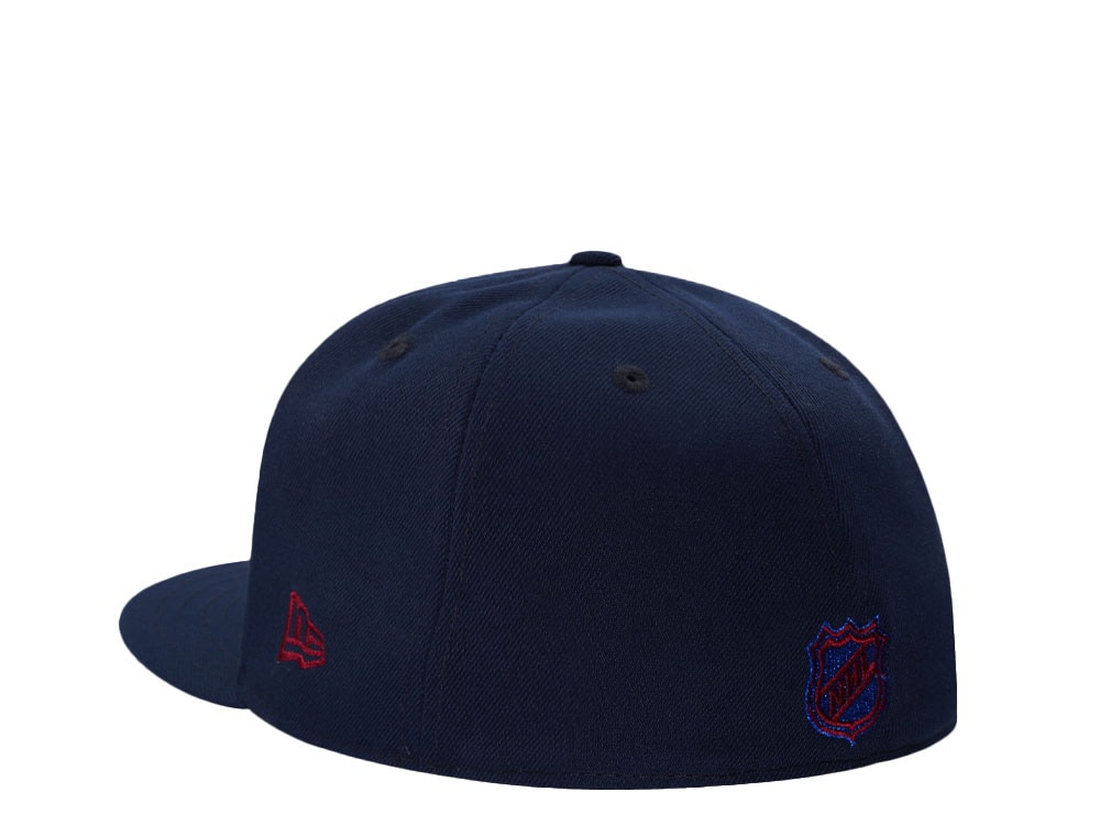 New Era Colorado Avalanche 30th Anniversary Ocean Blue Prime Edition 59Fifty Fitted Hat