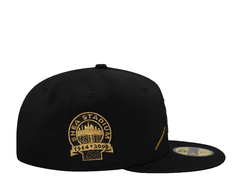 New Era New York Mets Shea Stadium Gold Rose Edition 59Fifty Fitted Hat