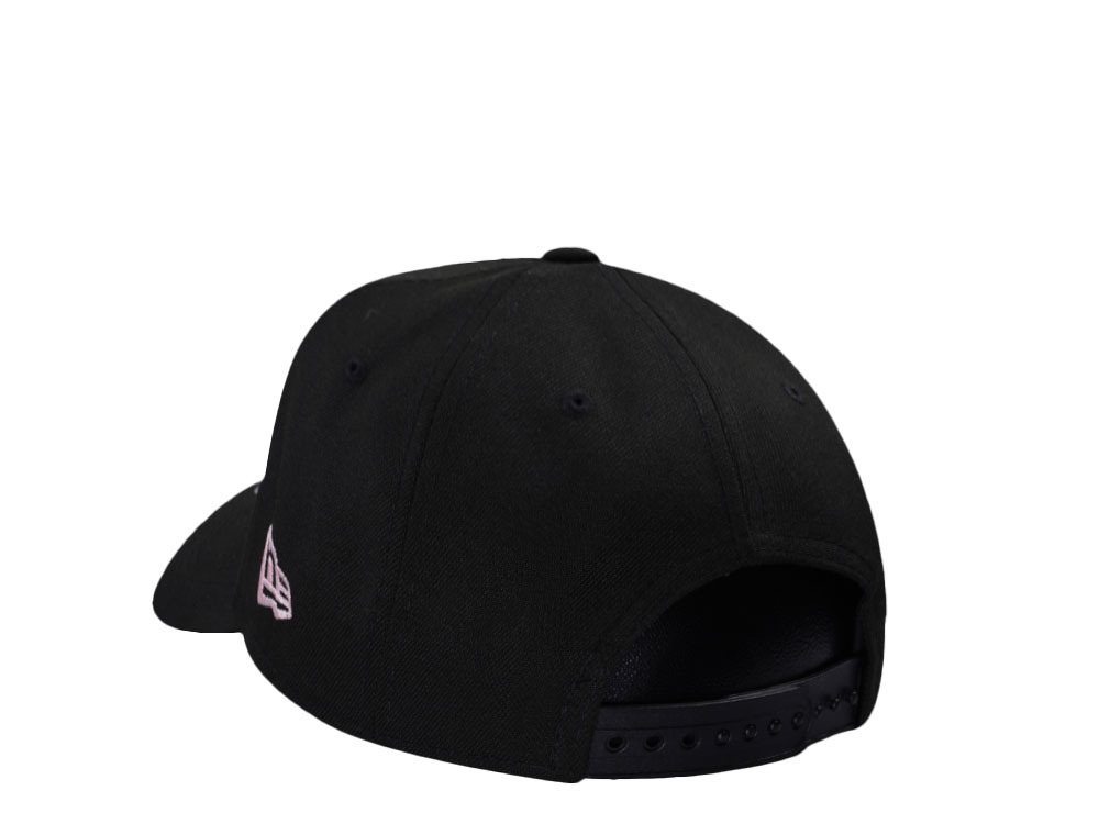 New Era Los Angeles Dodgers Tokyo Series Cherry Blossom Black Pink Edition 9Forty A Frame Snapback Hat