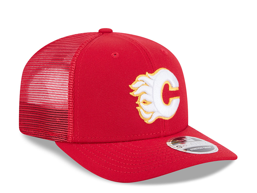New Era Calgary Flames Red Edition 9Seventy Trucker Snapback Hat
