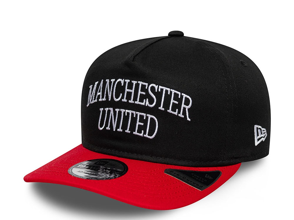 New Era Manchester United Fc Black Two Tone Edition 19Twenty Snapback Hat