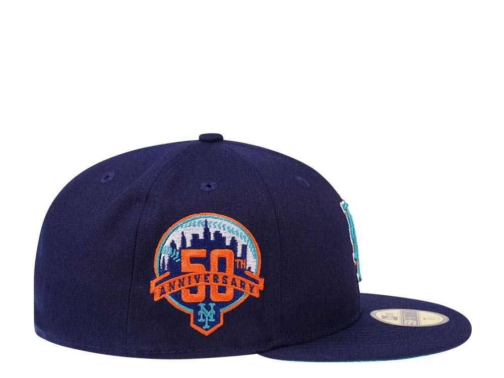 New Era New York Mets 50th Anniversary Color Flip Edition 59Fifty Fitted Hat