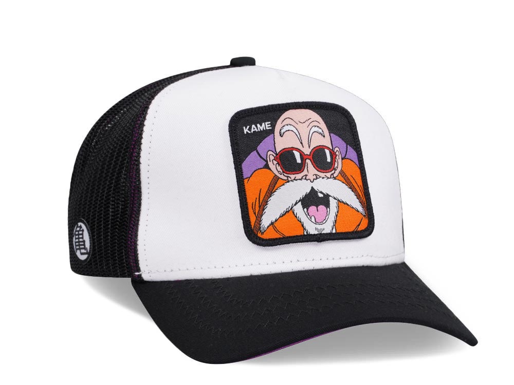 Capslab Dragon Ball Z Kame Sennin White/Black Trucker Snapback Hat