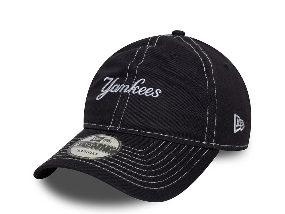 New Era New York Yankees Navy Contrast Stitch 9Twenty Snapback Hat