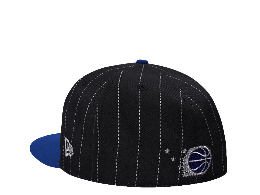 New Era Orlando Magic Love this Game Black Pinstripe Two Tone Edition 59Fifty Fitted Hat