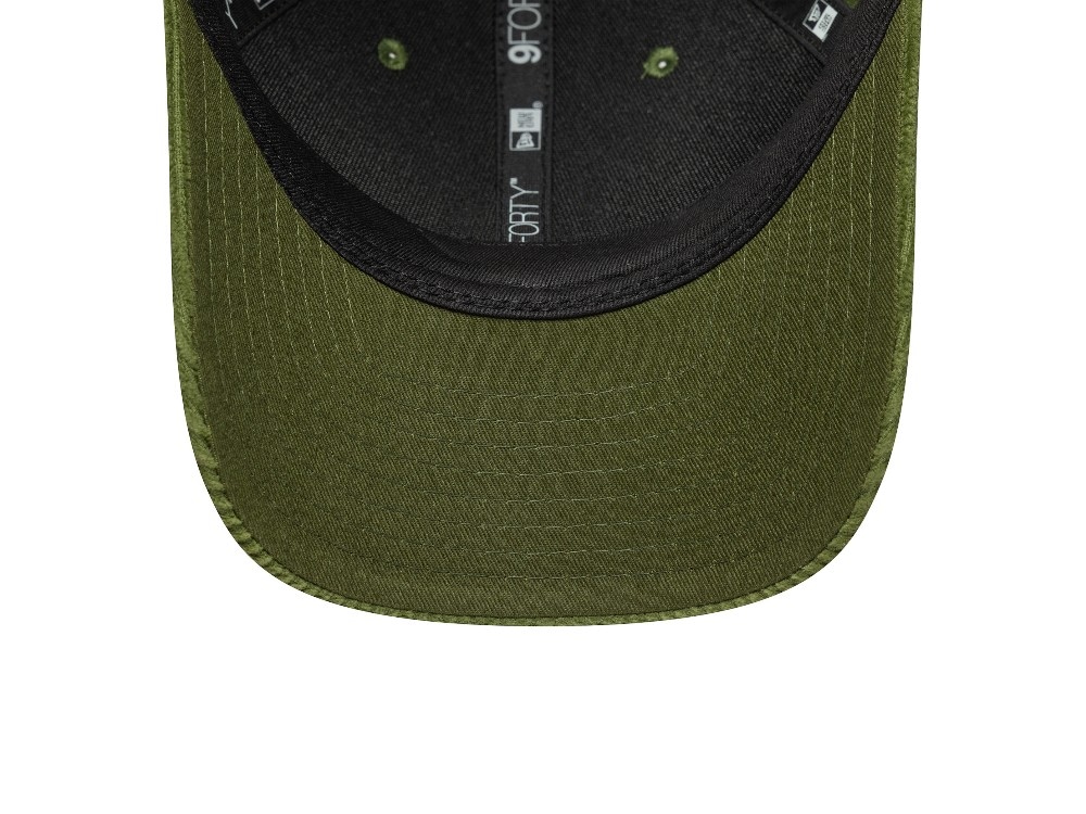 New Era Los Angeles Dodgers Green Corduroy 9Forty M Crown Snapback Hat