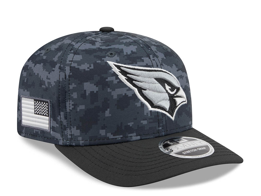 New Era Arizona Cardinals NFL Salute to Service 2026 Digi Camo Black 9Seventy Stretch Snapback Hat