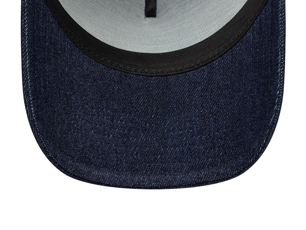 New Era Patch Denim Edition 9Forty A Frame Trucker Snapback Hat