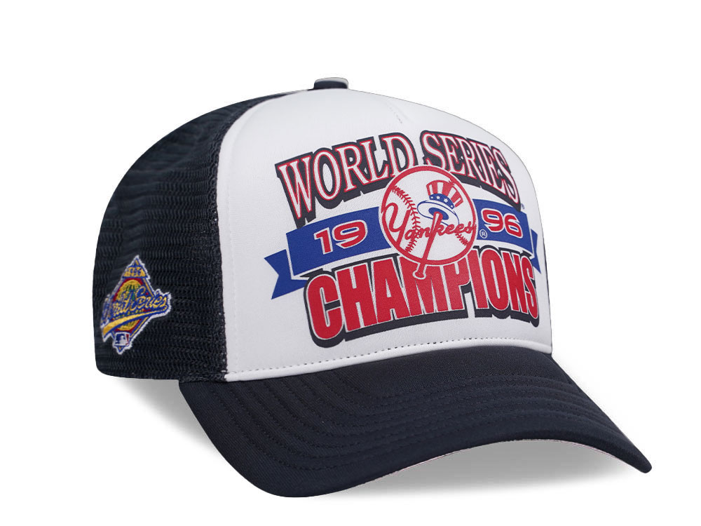 47Brand New York Yankees BCPTN World Series Navy Foam Champ Offside Trucker Snapback Hat