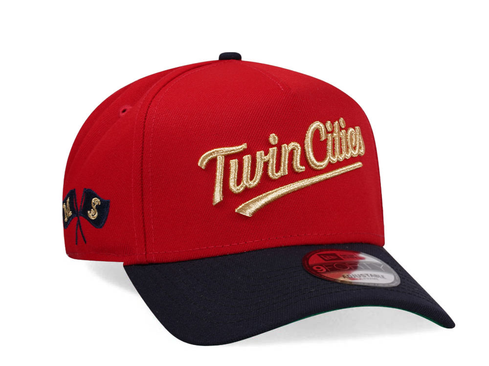 New Era Minnesota Twins Throwback Two Tone Edition 9Forty A Frame Snapback Hat