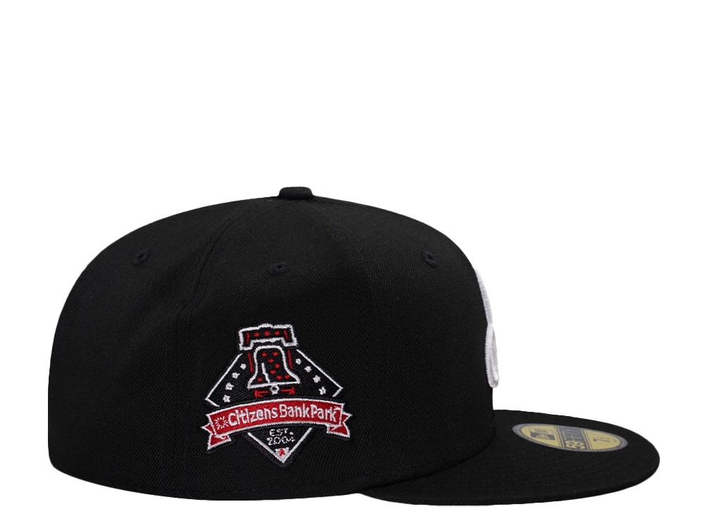 New Era Philadelphia Phillies Citizens Bank Park Black Prime Edition 59Fifty Fitted Hat