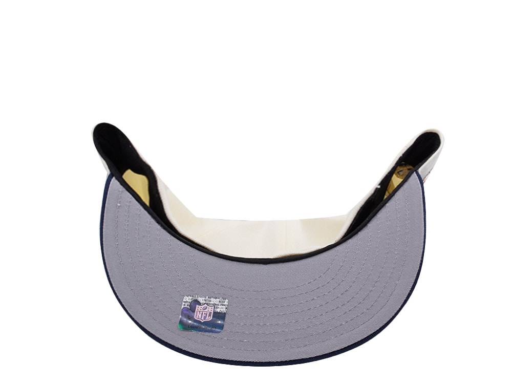 New Era New England Patriots Super Bowl XXXVI Chrome Two Tone Edition 59Fifty Fitted Hat
