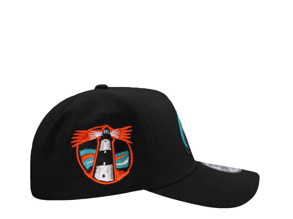 New Era New York Islanders Black Prime Edition 9Forty A Frame Snapback Hat