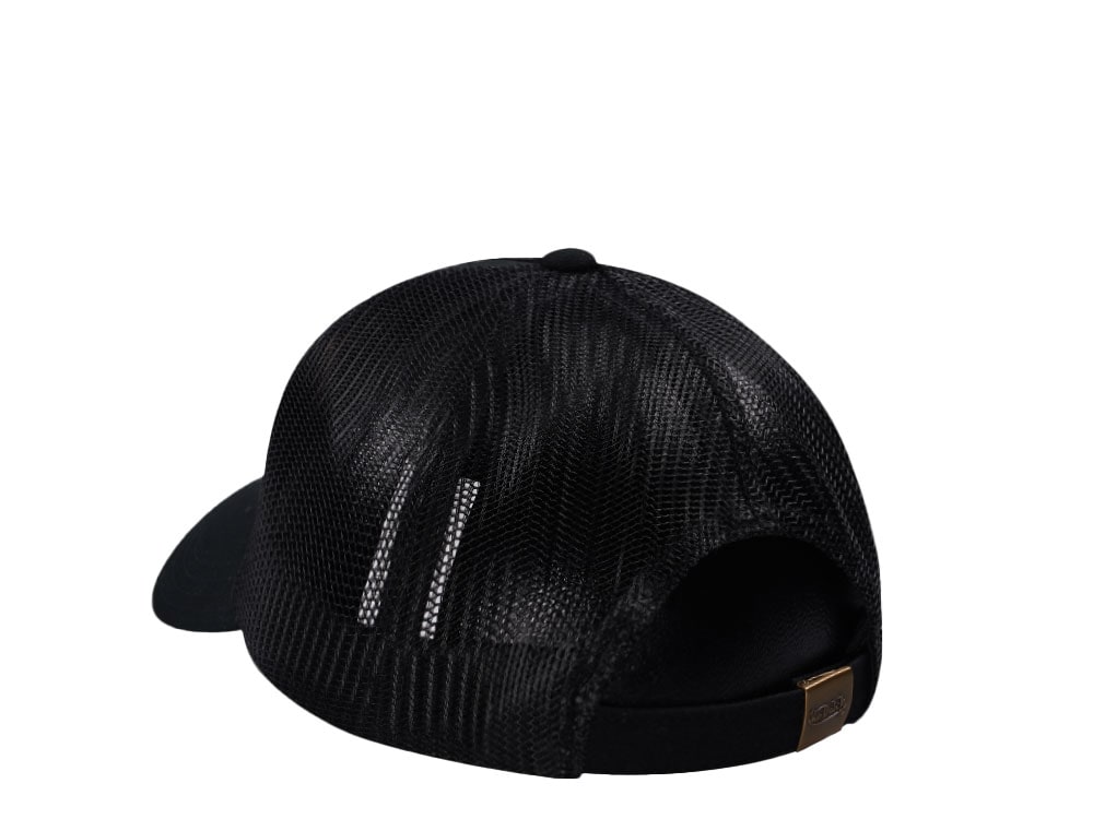 Von Dutch Oval Patch Black Trucker Snapback Hat