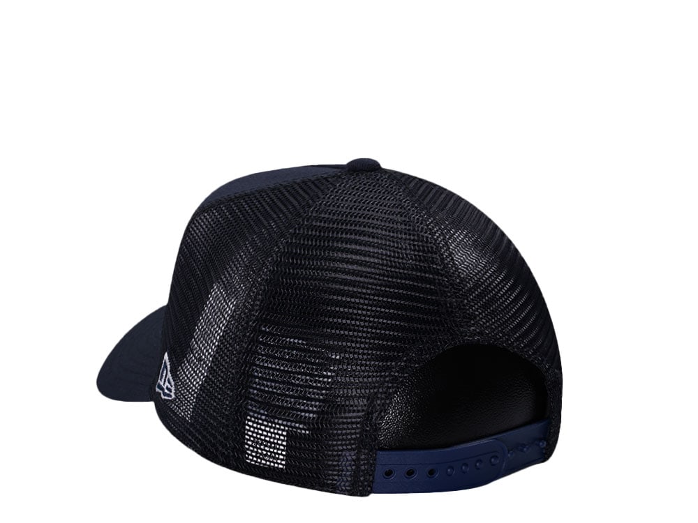 New Era Boston Red Sox Navy Trucker A Frame 9Forty Snapback Hat
