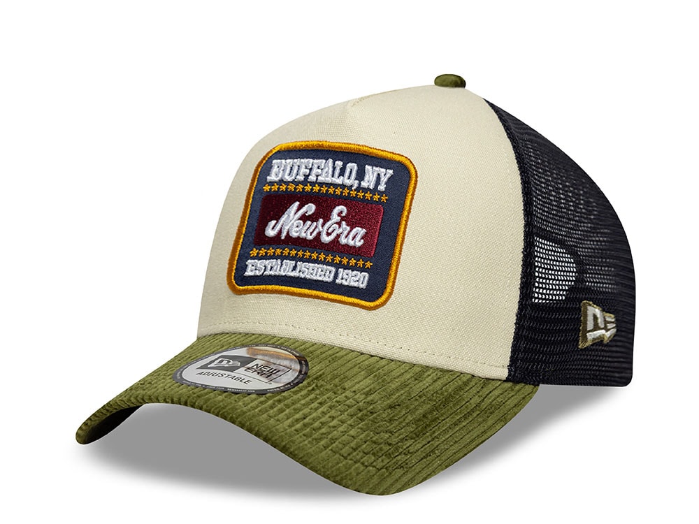 New Era Patch Stone Two Tone Edition 9Forty A Frame Trucker Snapback Hat