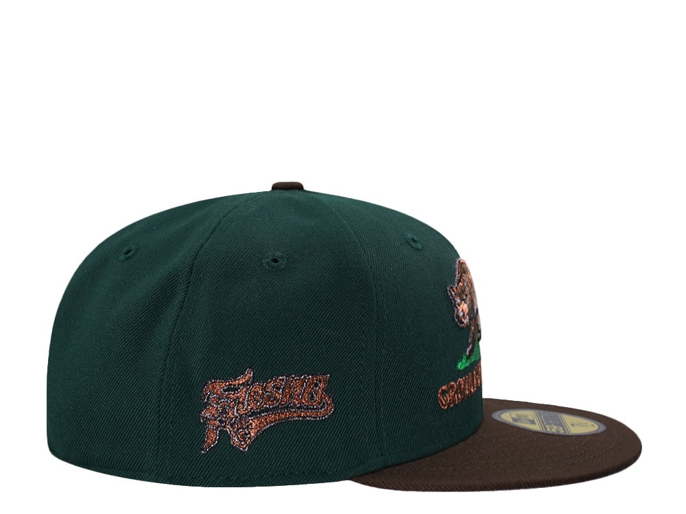 New Era Fresno Grizzlies Growlifornia Republic Dark Green Two Two