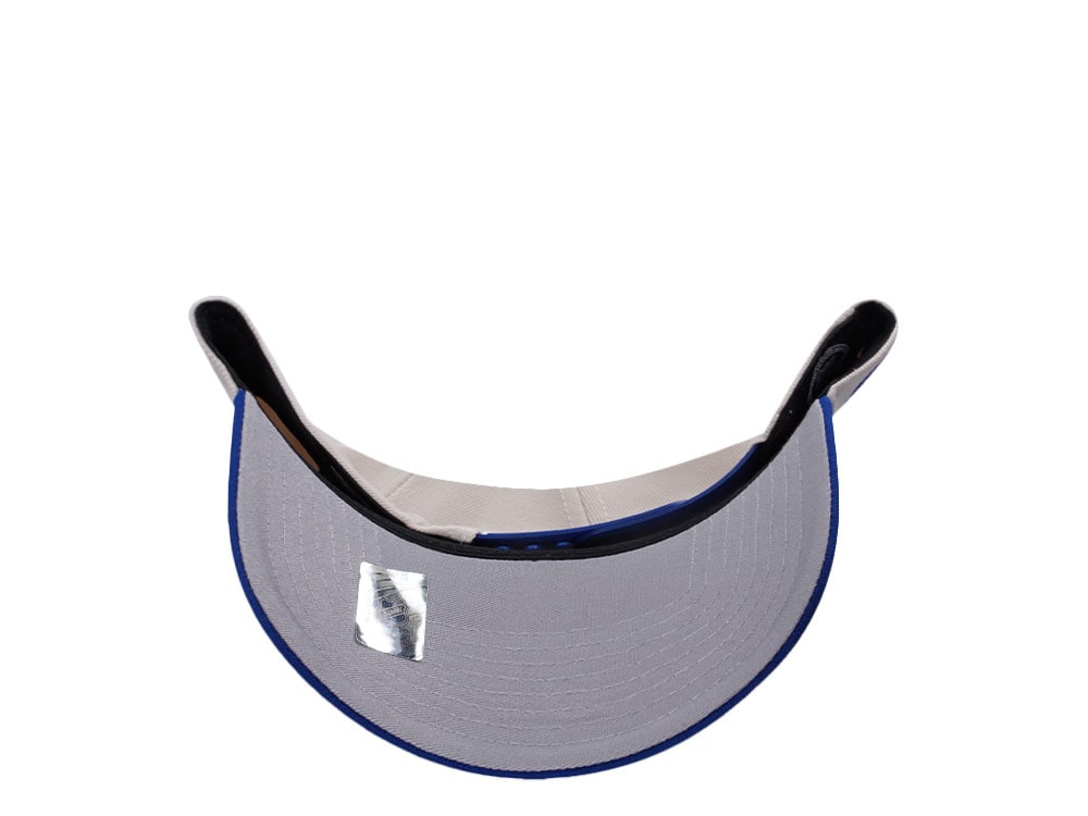 New Era Edmonton Oilers Inaugural Season 1979 Chrome Two Tone Edition 9Forty A Frame Snapback Hat