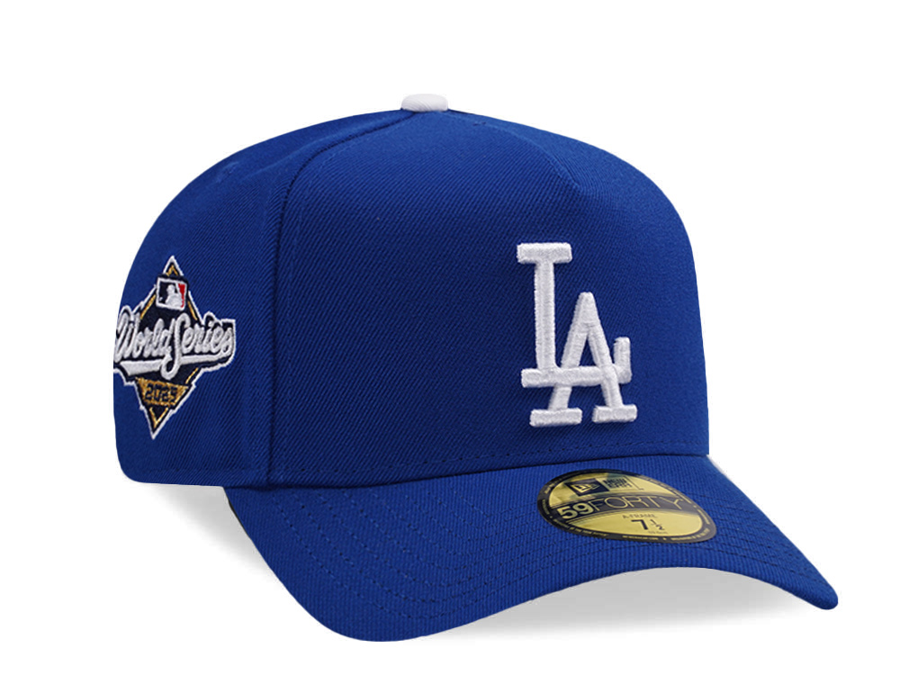 New Era Los Angeles Dodgers World Series 2025 Royal Blue Prime Edition 59Forty A Frame Fitted Hat