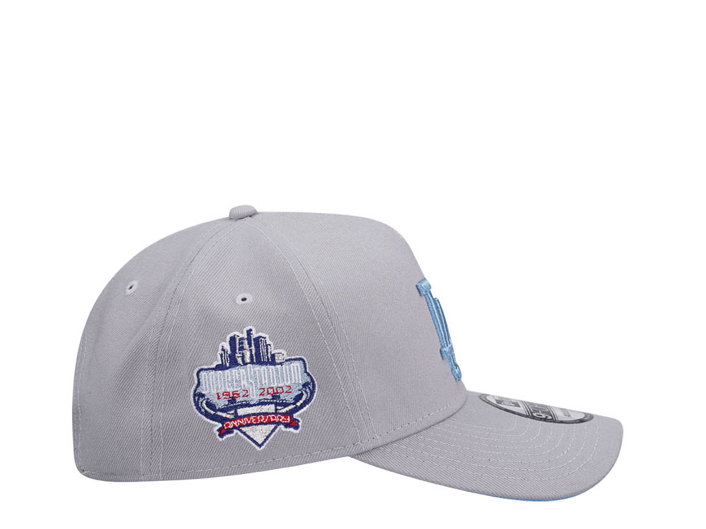 New Era Los Angeles Dodgers 40th Anniversary Gray Edition 9Forty A Frame Snapback Hat