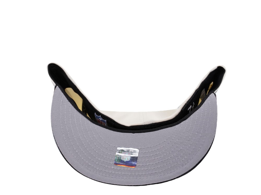 New Era San Francisco 49ers 30th Anniversary Chrome Satin Brim Two Tone Edition 59Fifty Fitted Hat