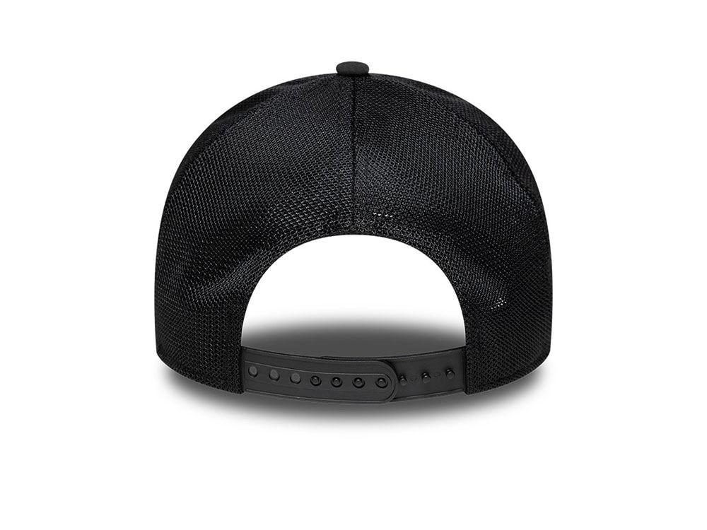 New Era Seattle Mariners Black Edition 9Forty A Frame Trucker Snapback Hat