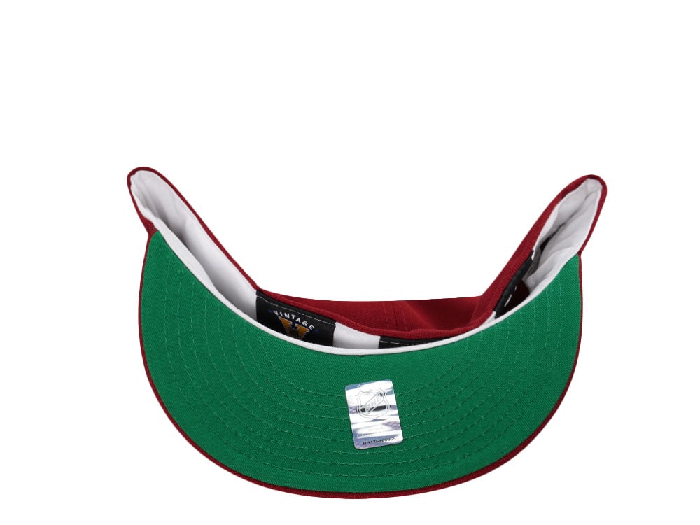 New Era Dallas Stars 10th Anniversary Brick Red Throwback Edition 59Fifty Fitted Hat