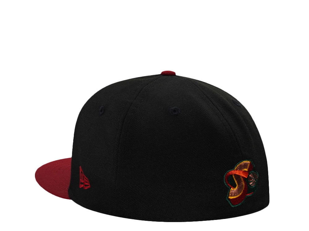 New Era Seattle Supersonics NBA on NBC Black Two Tone Edition 59Fifty Fitted Hat