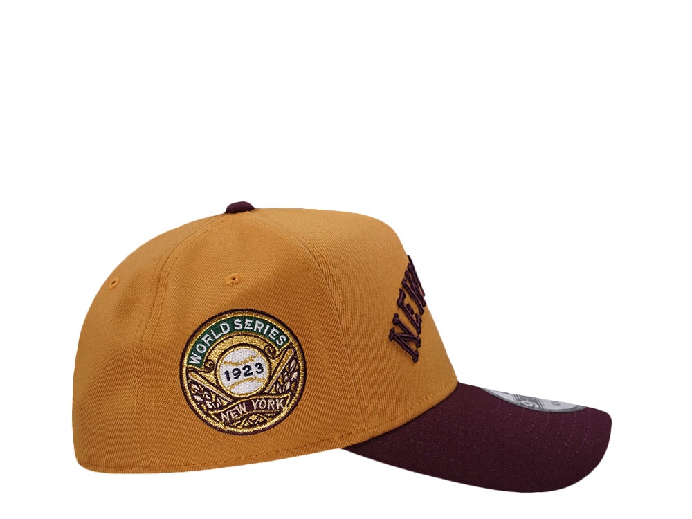 New Era New York Yankees World Series 1923 Panama Two Tone Edition 9Forty A Frame Snapback Hat
