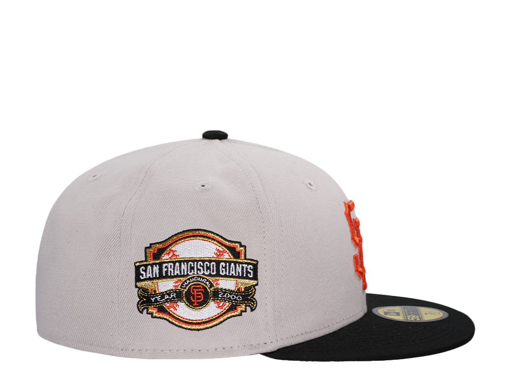 New Era San Francisco Giants Inaugural Year 2000 Stone Chrome Edition 59Fifty Fitted Hat