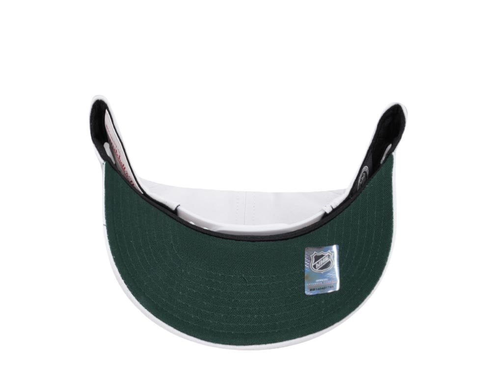 Mitchell & Ness Minnesota Wild All in Pro White Snapback Hat