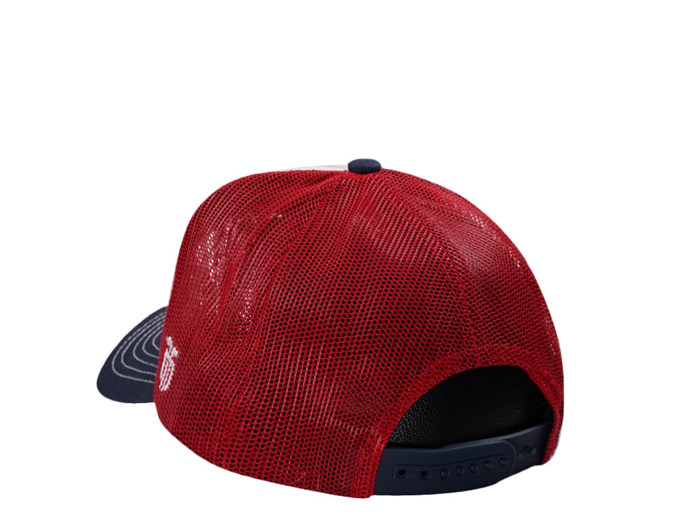 Parallel Union Oval Patch White Edition Trucker Snapback Hat