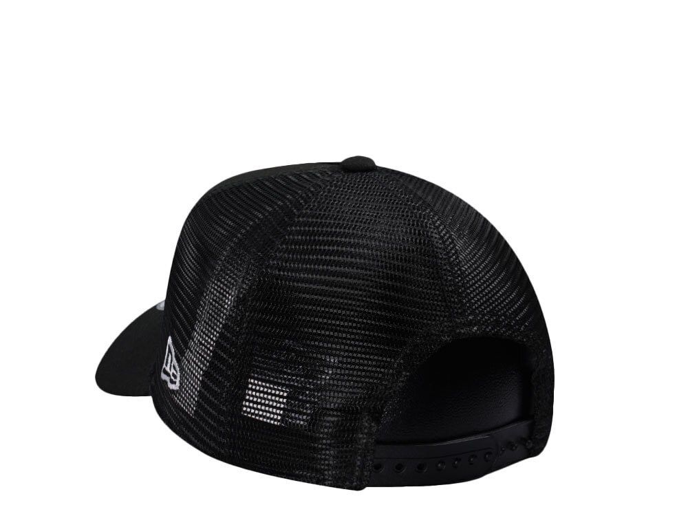 New Era Detroit Tigers Black Basic Edition 9Forty A Frame Trucker Snapback Hat
