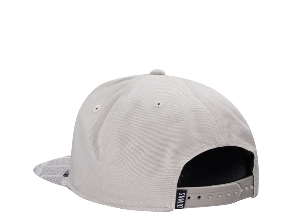 Djinns FendoLookalike Light Grey 6 Panel Snapback Hat