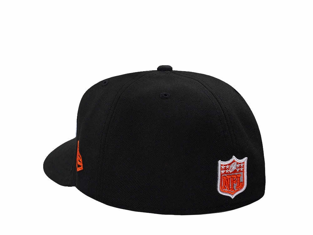 New Era Denver Broncos Black Prime Edition Pre Curved 59Fifty Fitted Hat