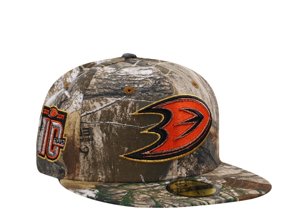 New Era Anaheim Ducks 10th Anniversary Realtree Edition 59Fifty Fitted Hat