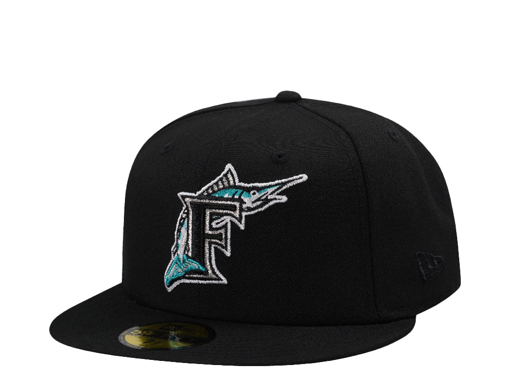 New Era Florida Marlins Black Wool Edition 59Fifty Fitted Hat