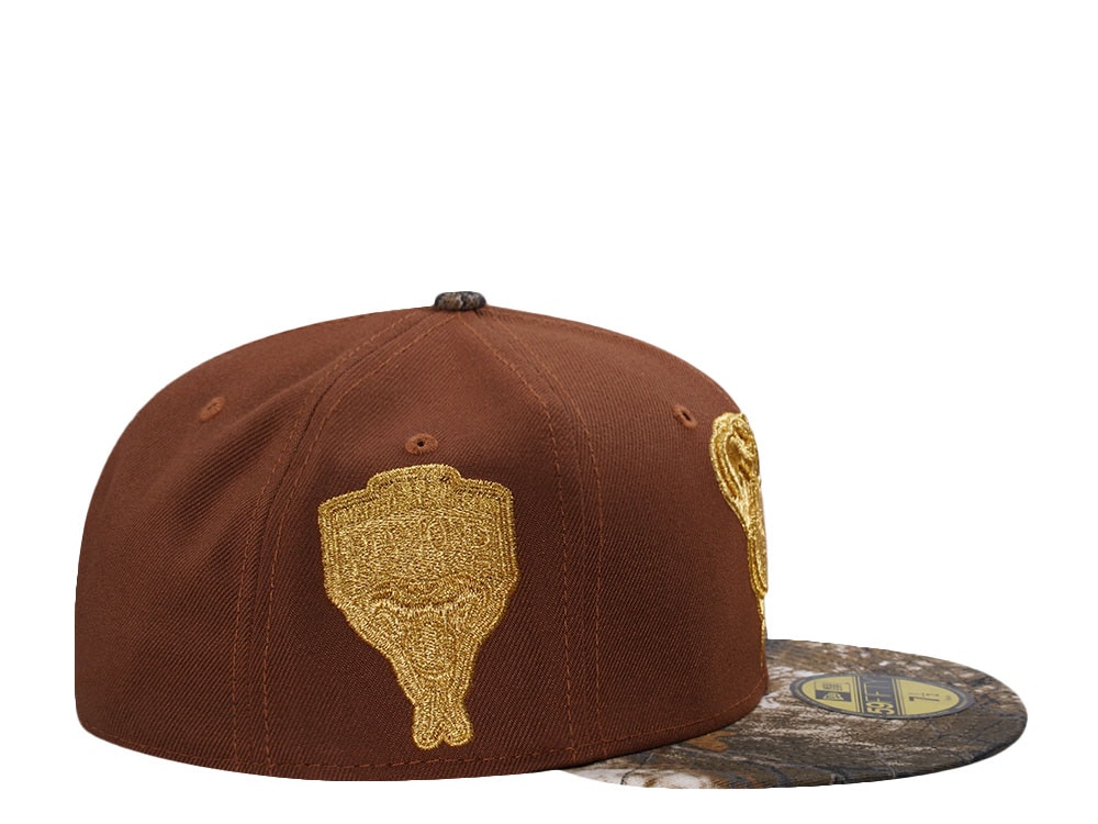New Era Arizona Diamondbacks Inaugural Season 1998 Metallic Gold Two Tone Edition 59Fifty Fitted Hat